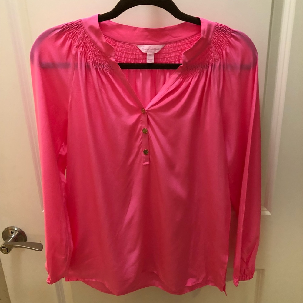 NWOT NEVER WORN Lilly Pulitzer SILK Elsa